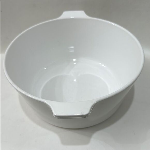 Corningware White Ceramic Bakeware Serving 2 1/2 Quart 8 1/2 Round 3 1/2  In Ta - Picture 5 of 8